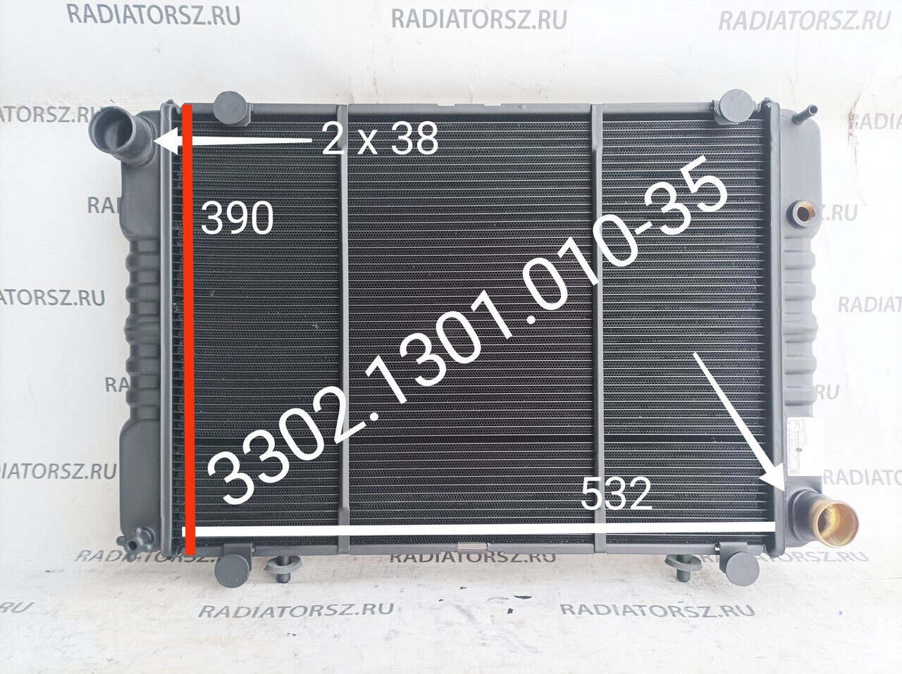 3302.1301.010-35 радиатор Газель 3302 двигатель ЗМЗ-405.22  купить,3302.1301.010-35 радиатор цена,радиатор ЗМЗ-405.22, радиатор 3UZ