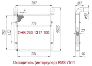 Охладитель ЯМЗ-7511